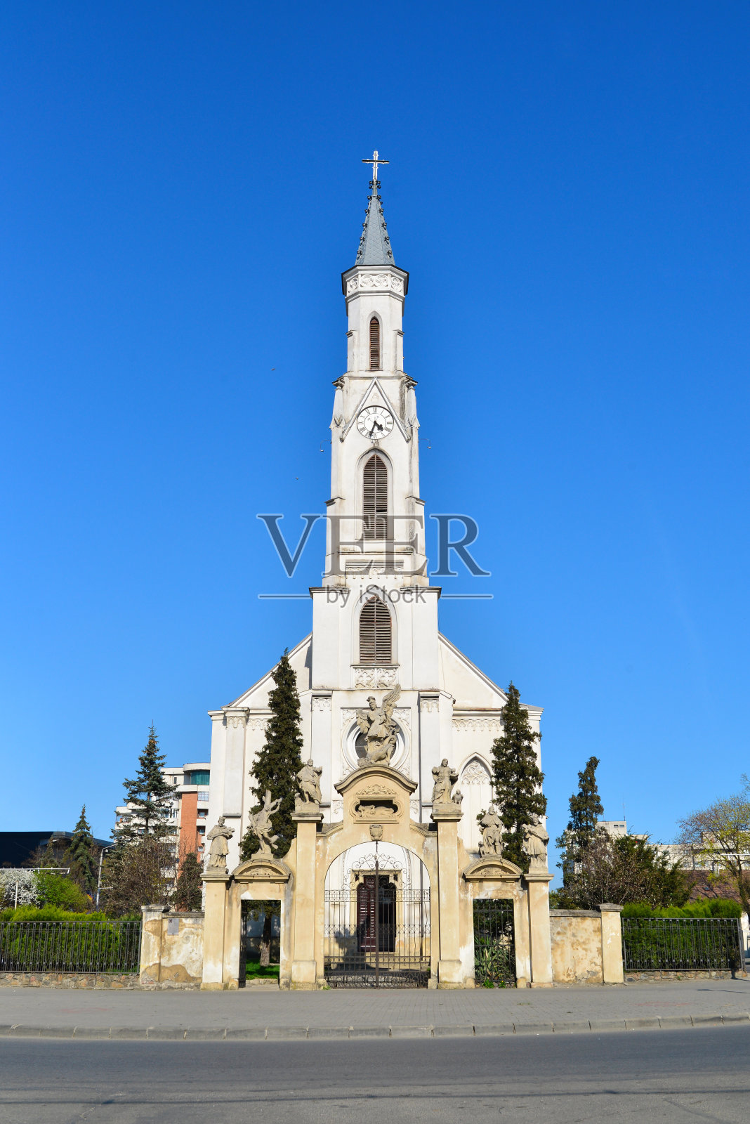 克鲁伊圣彼得教堂照片摄影图片