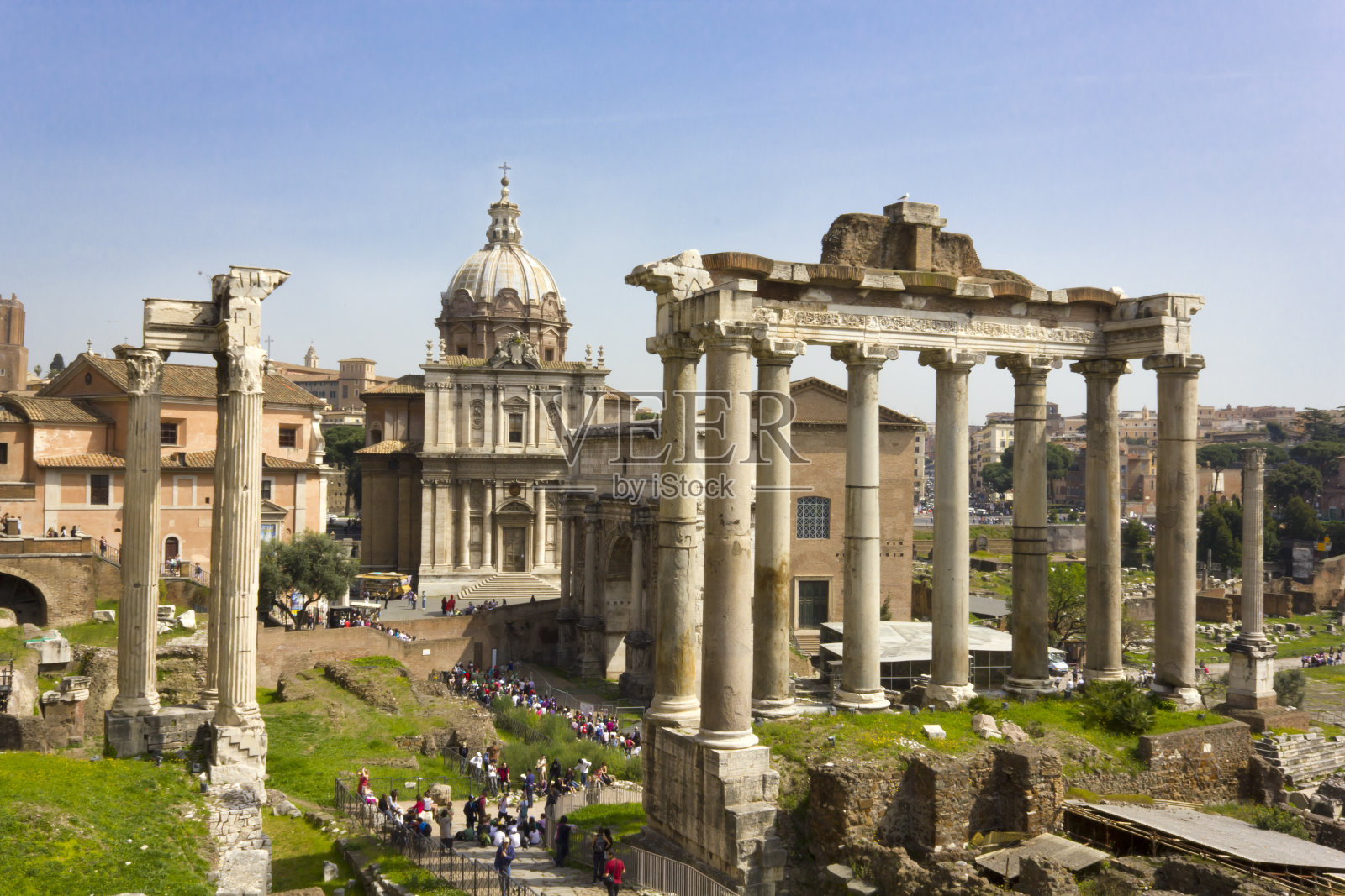 罗马。Romanum论坛。Septimius西弗勒斯照片摄影图片