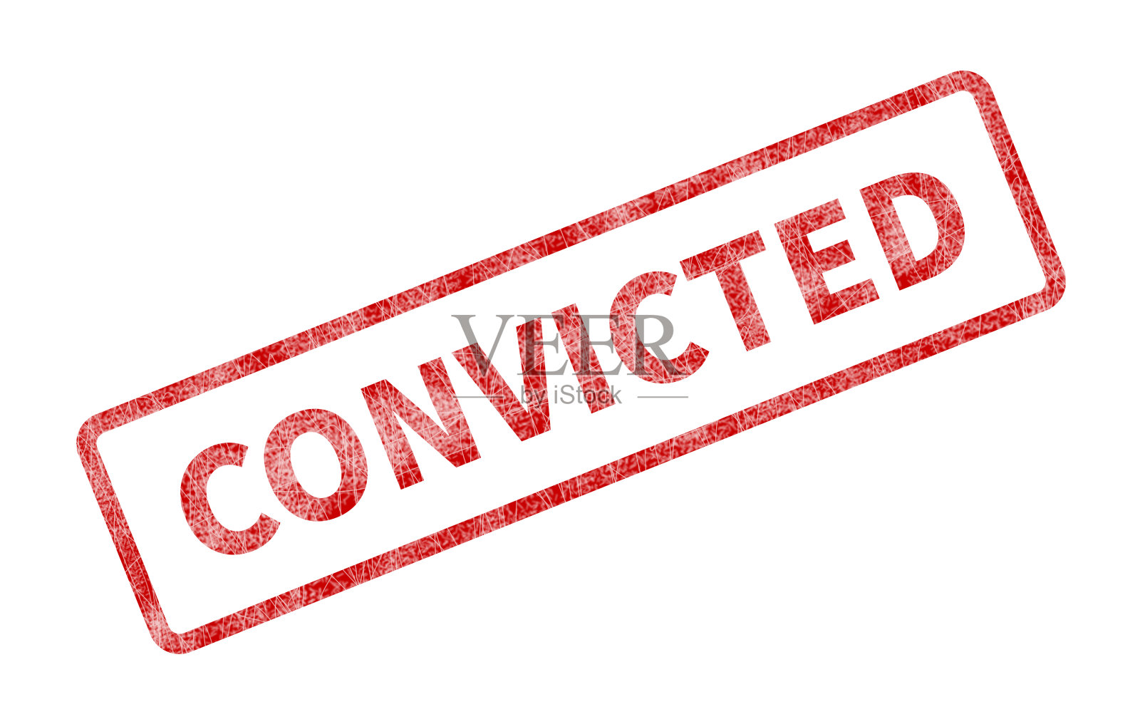 被定罪的邮票-红色垃圾印章照片摄影图片