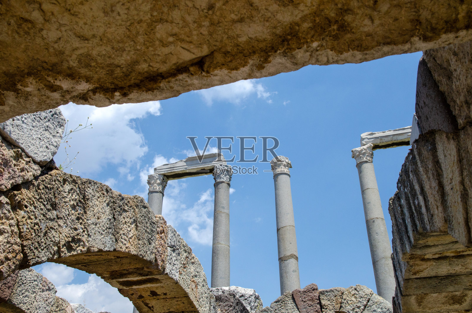 伊兹密尔士麦那古城的集市照片摄影图片