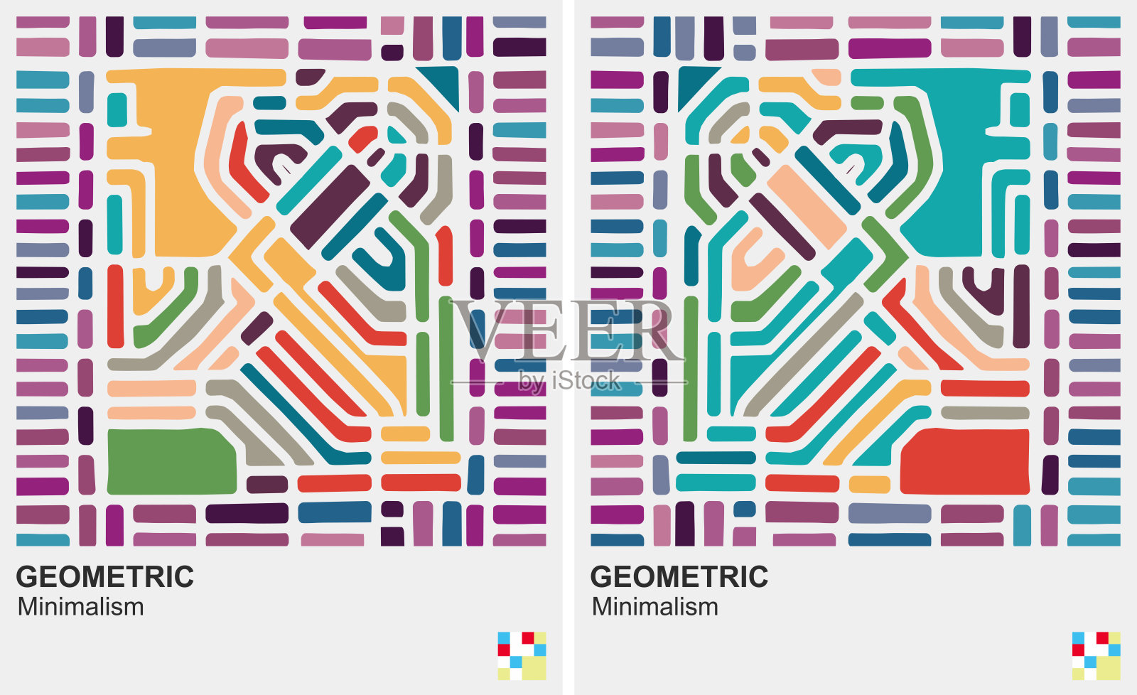 彩色条纹书封面图案背景插画图片素材