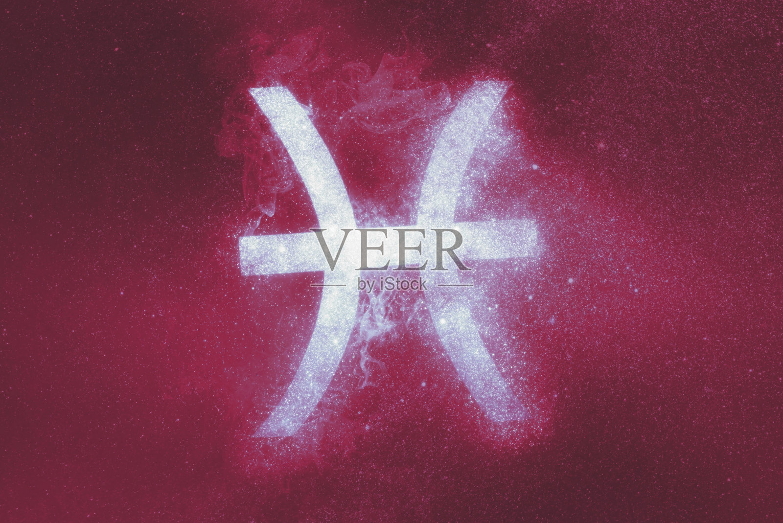 双鱼座的星座。抽象的背景照片摄影图片