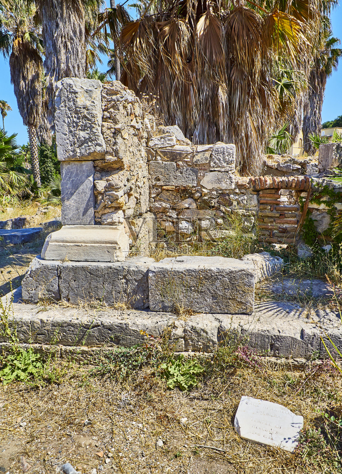 古老的科斯集会。希腊南爱琴海地区照片摄影图片