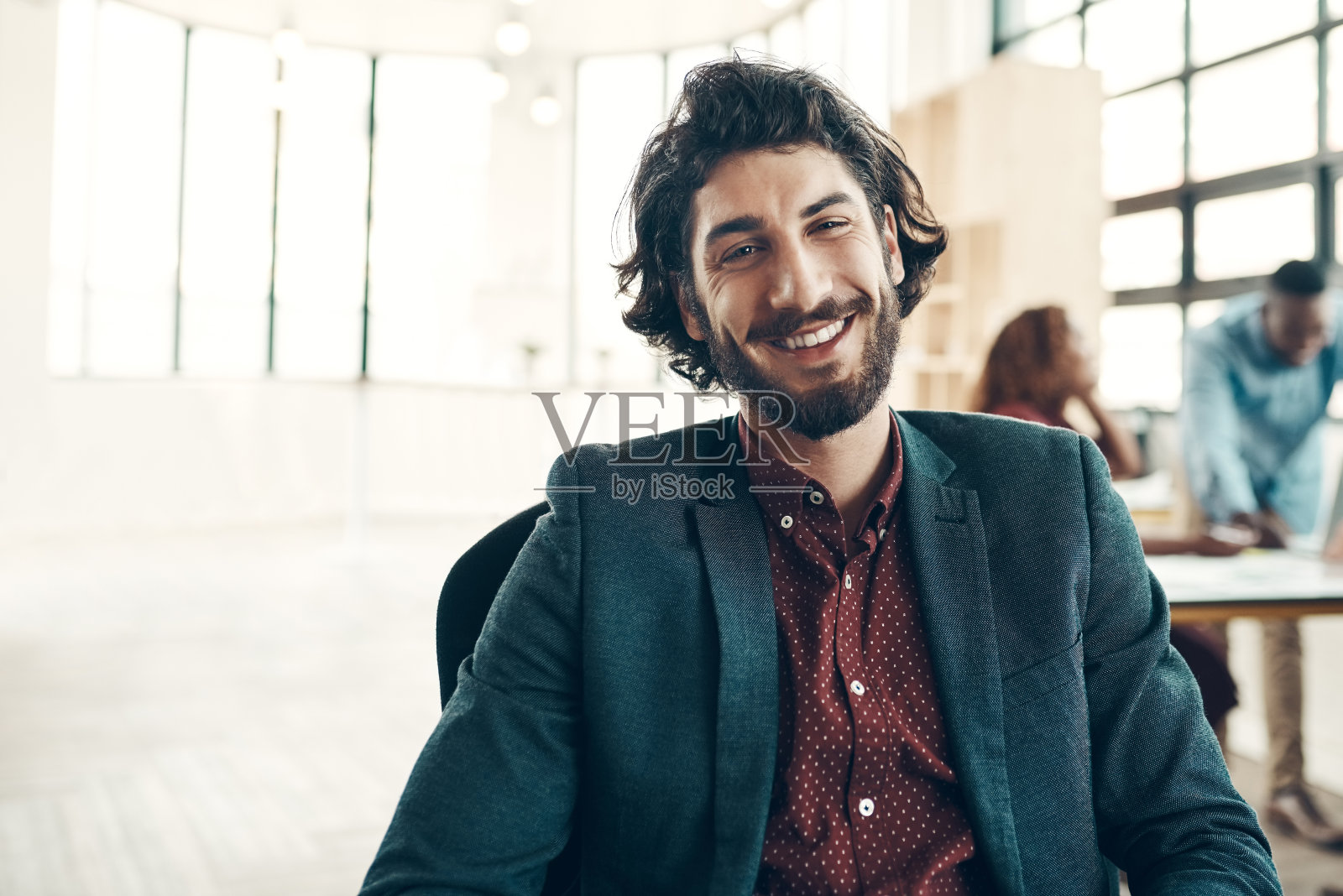 我对自己能为公司带来的东西很有信心照片摄影图片