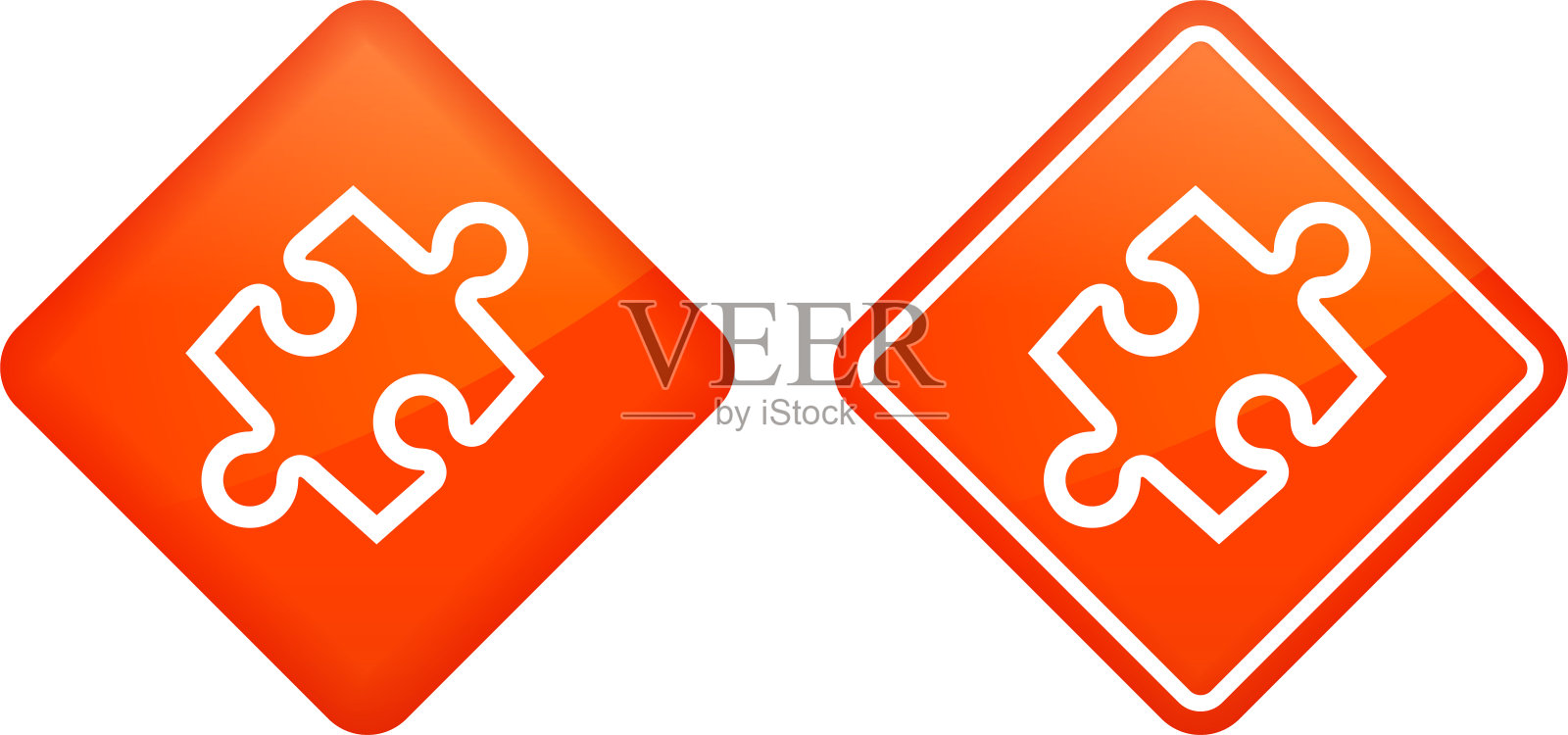 拼图图标插画图片素材