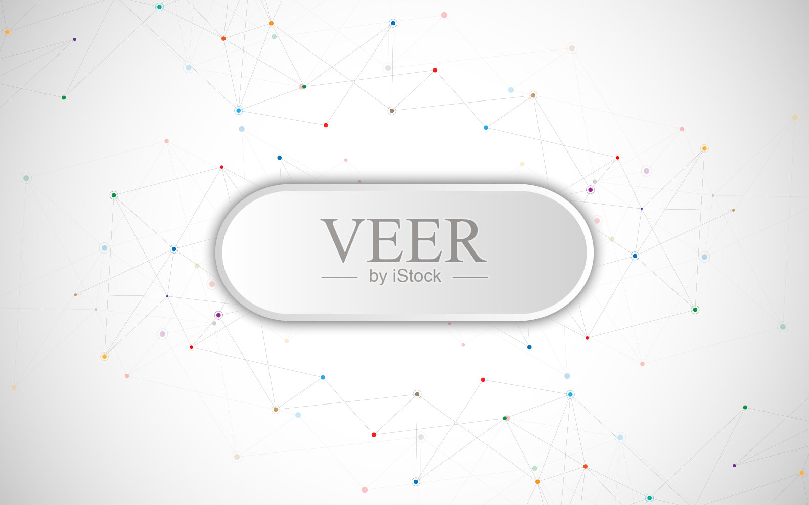 几何抽象背景与连接的点和线。分子结构和通信。数字技术背景和网络连接。设计元素图片