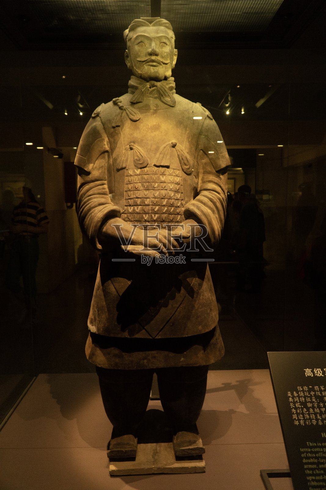 兵马俑(战士)和马照片摄影图片