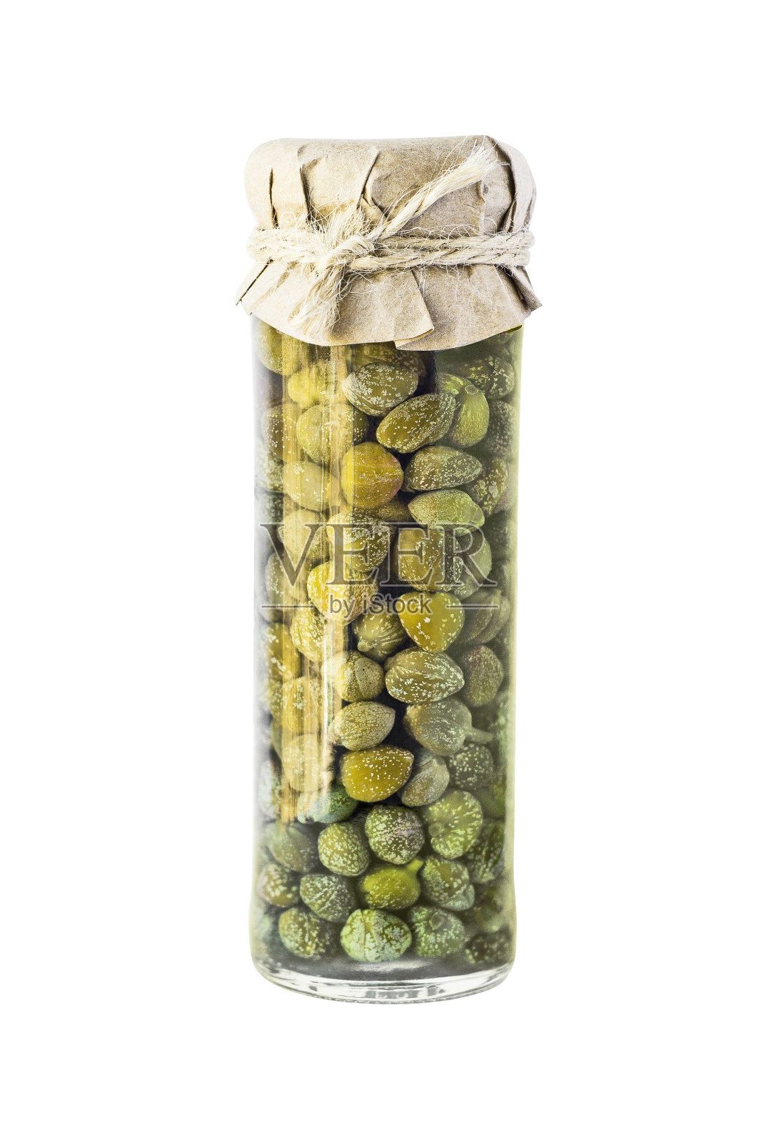 玻璃罐子里的山豆照片摄影图片