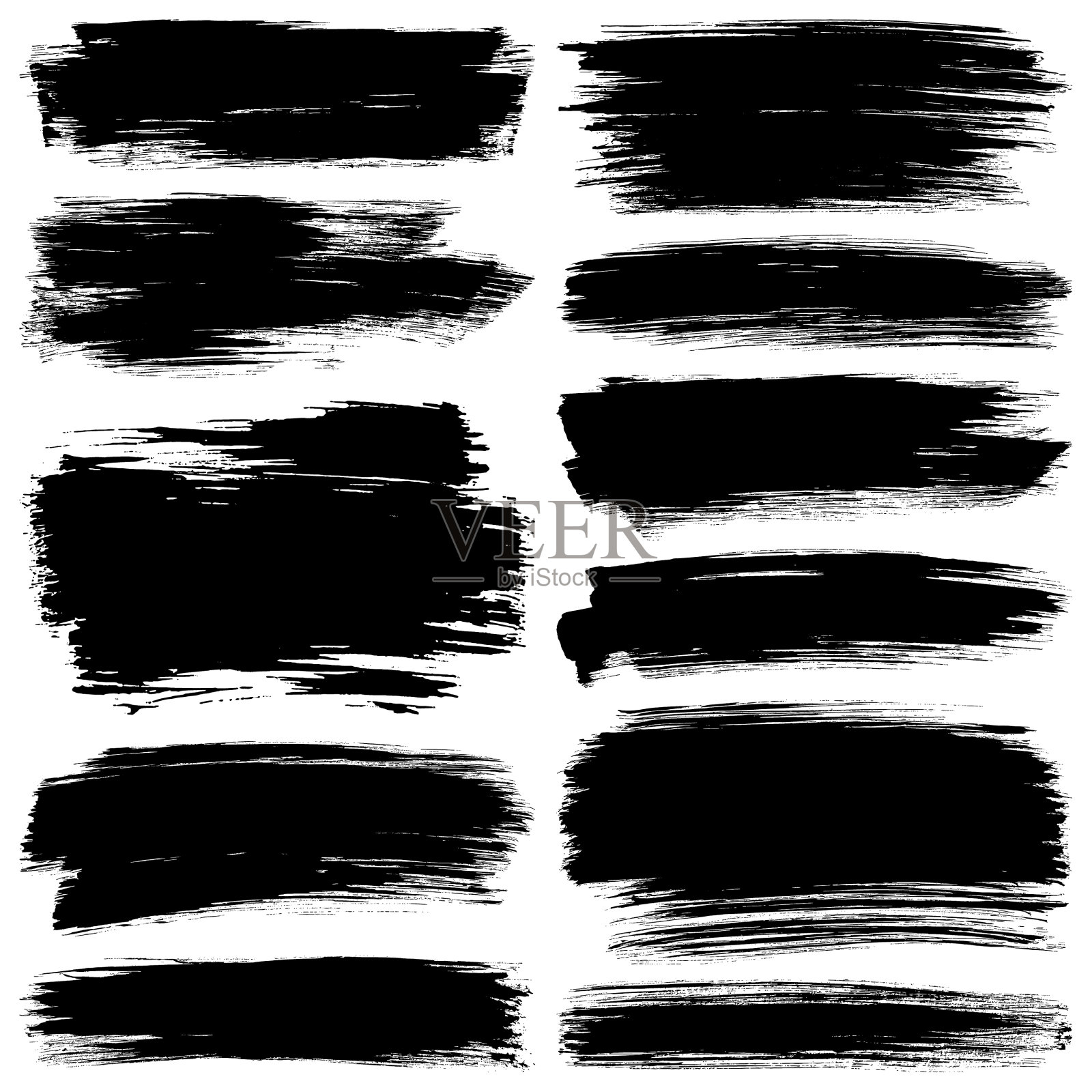 画笔描边的背景插画图片素材