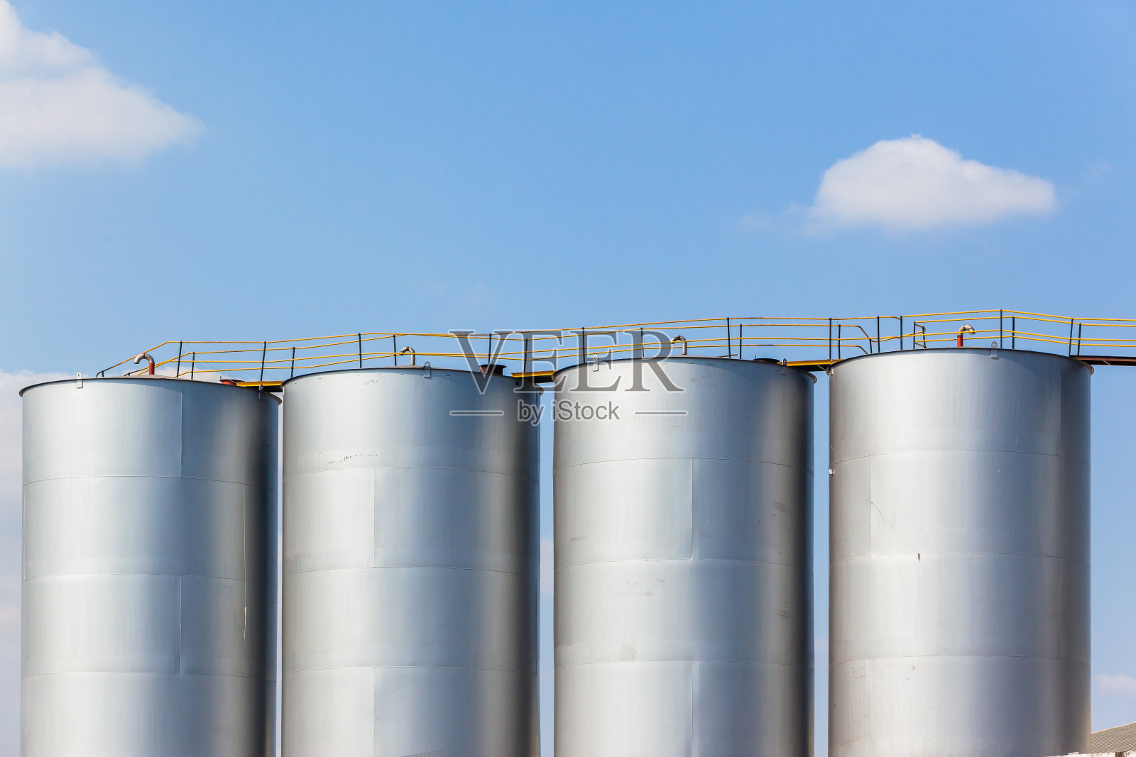 储罐银近照片摄影图片