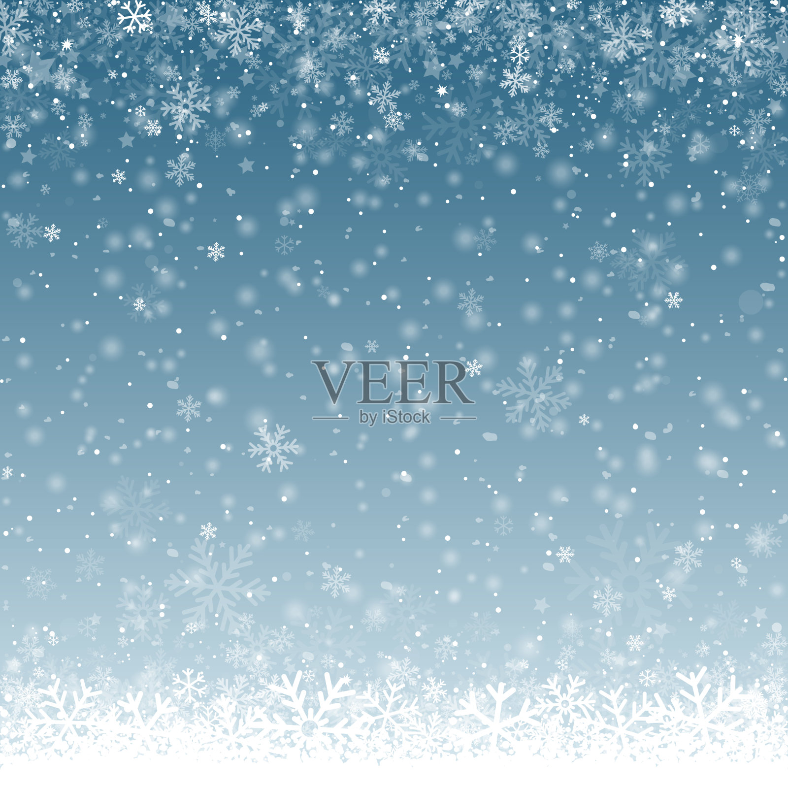 冬天的背景插画图片素材