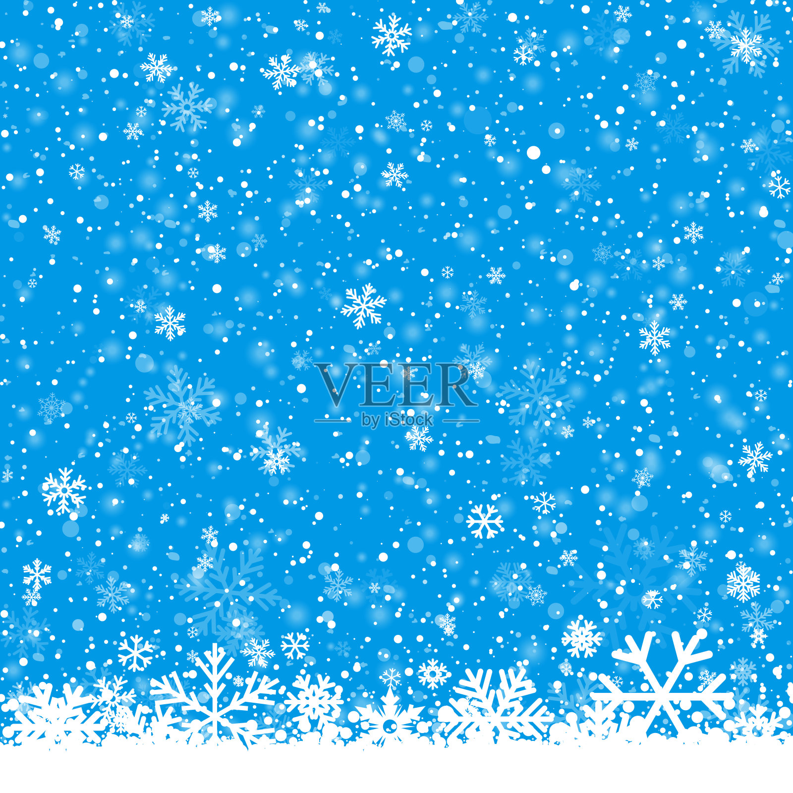 冬天的背景插画图片素材