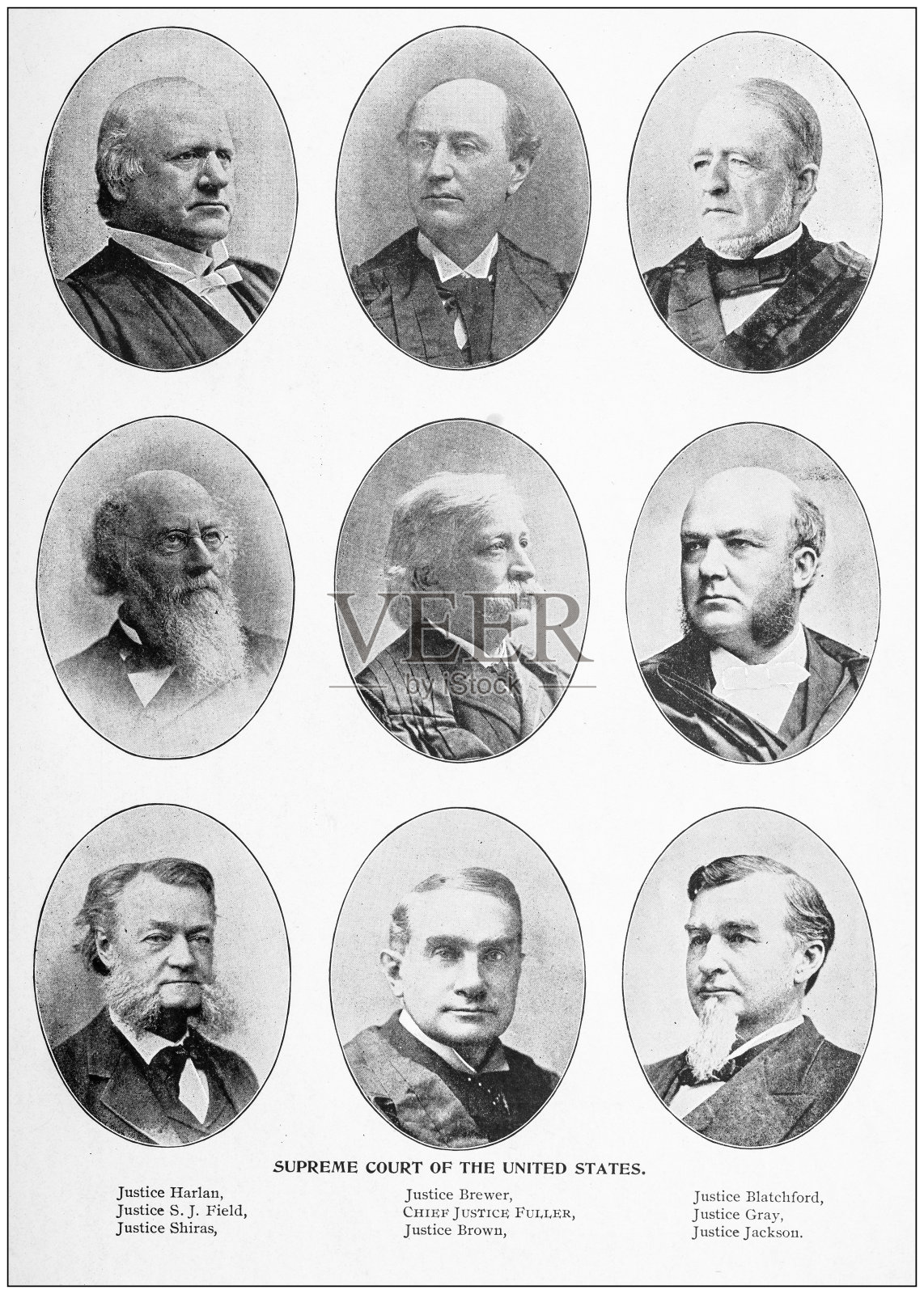 古董照片:美国最高法院照片摄影图片