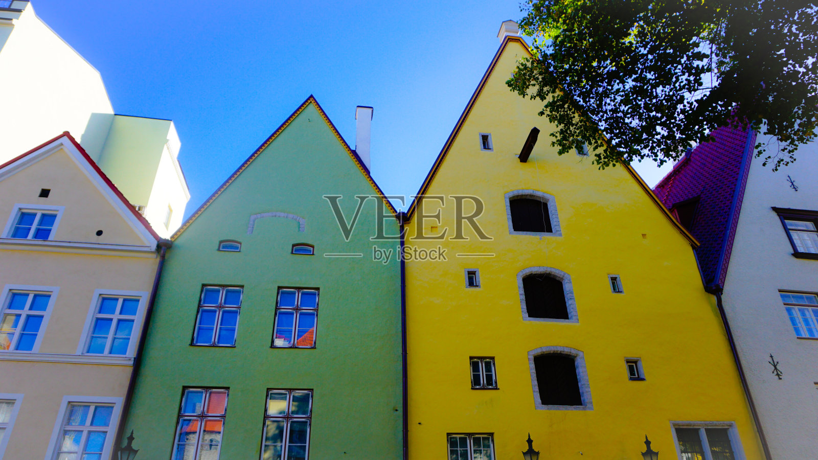 爱沙尼亚老城区照片摄影图片