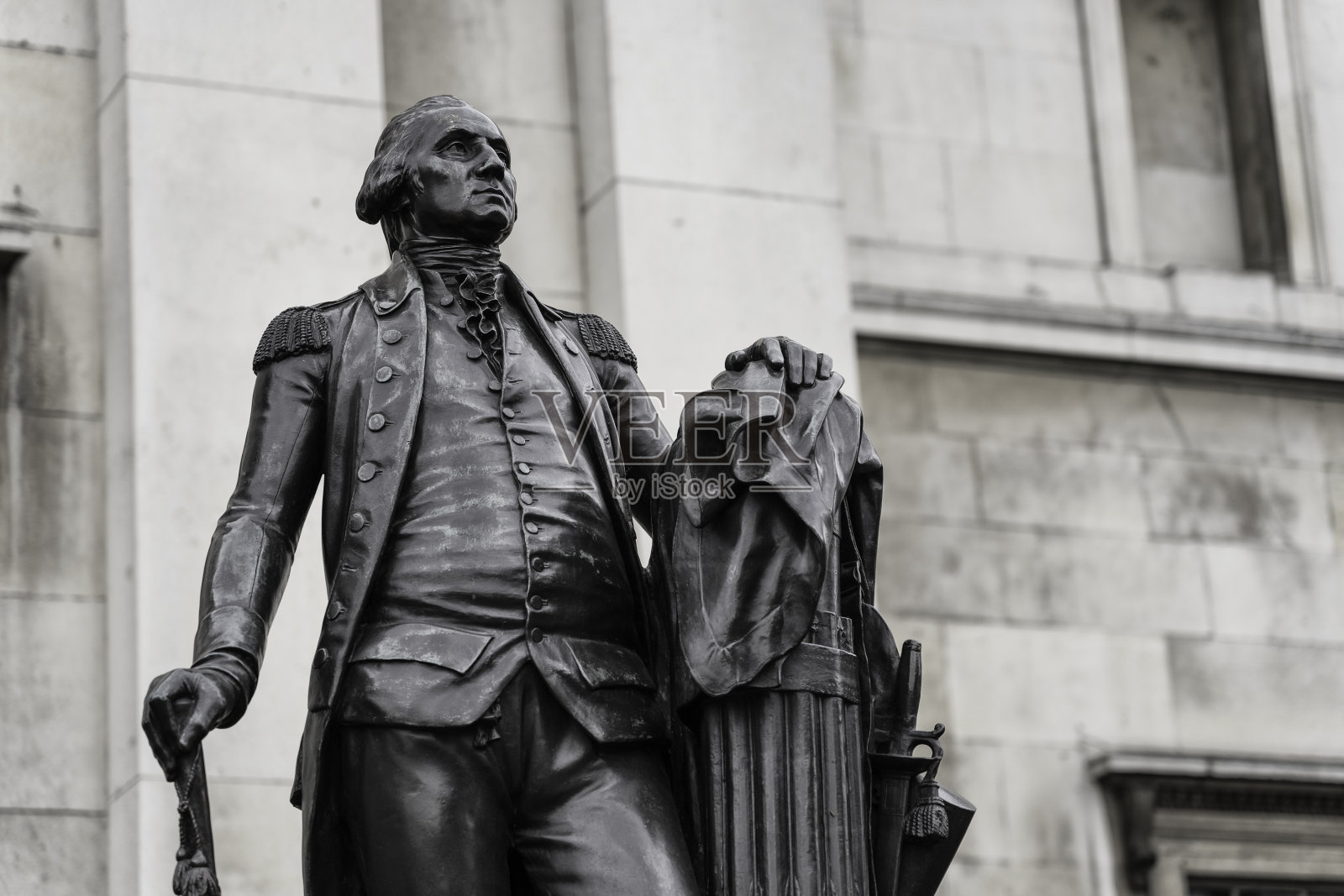 乔治·华盛顿雕像照片摄影图片