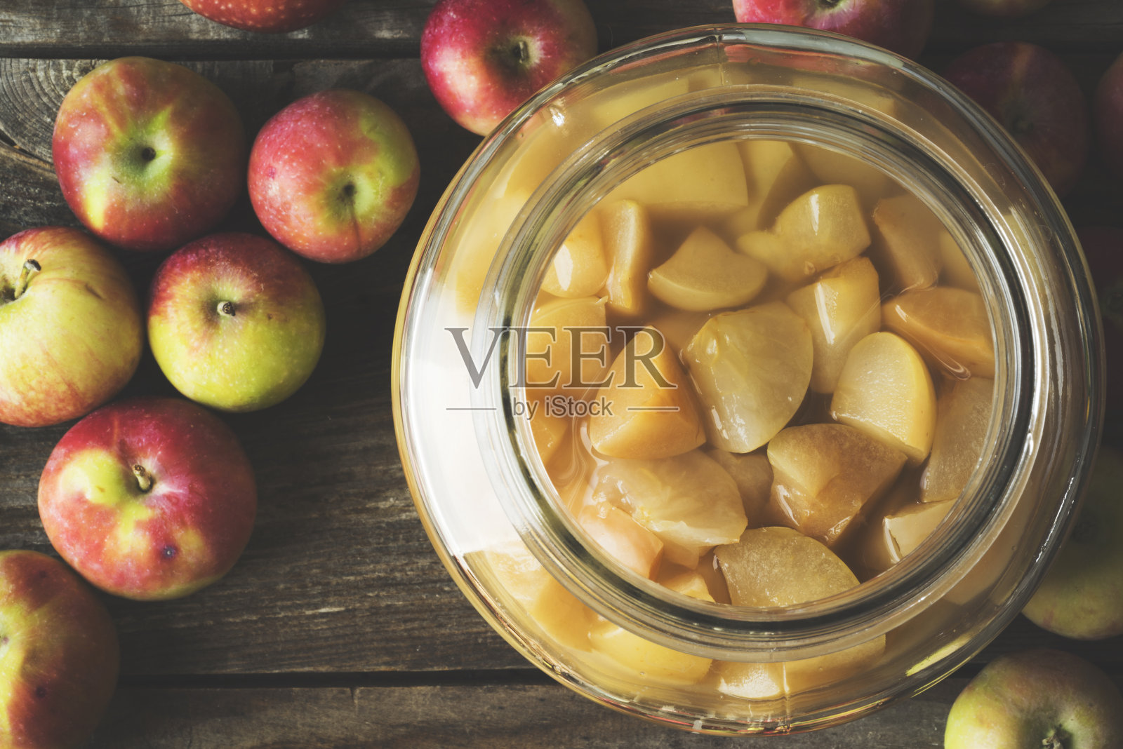 自制苹果醋照片摄影图片