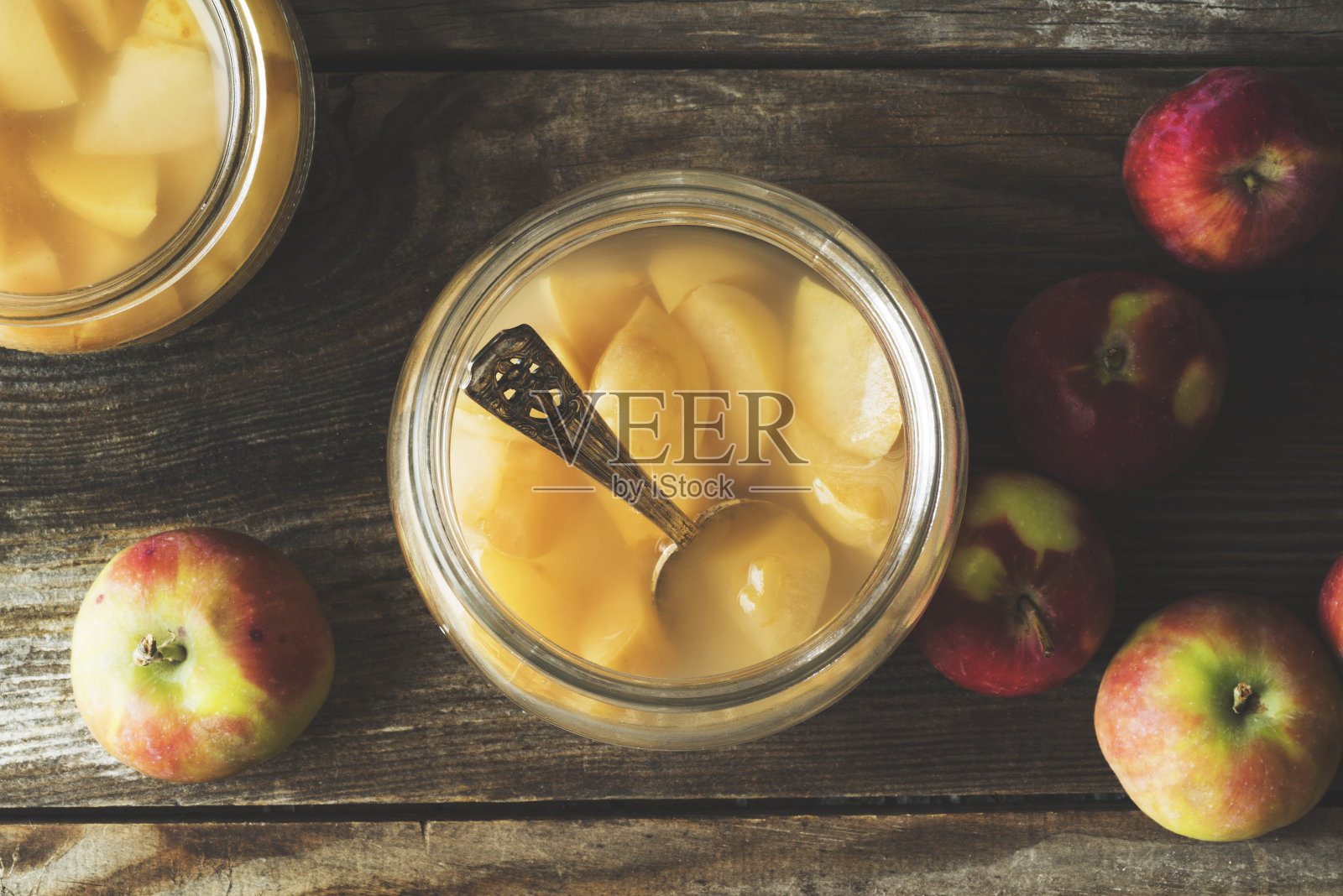 自制苹果醋照片摄影图片