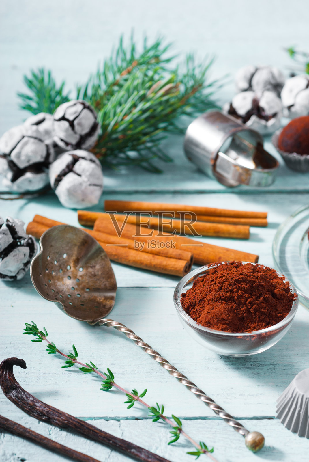 巧克力松露照片摄影图片