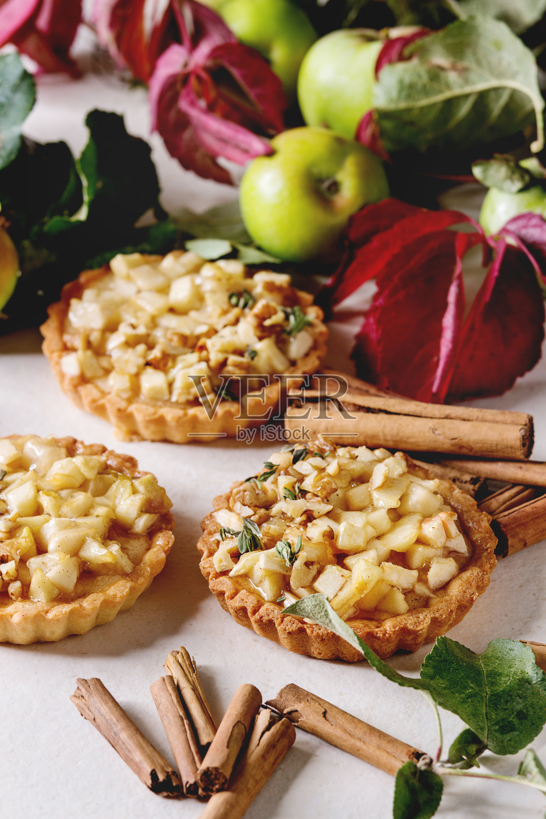 甜的苹果tartl照片摄影图片