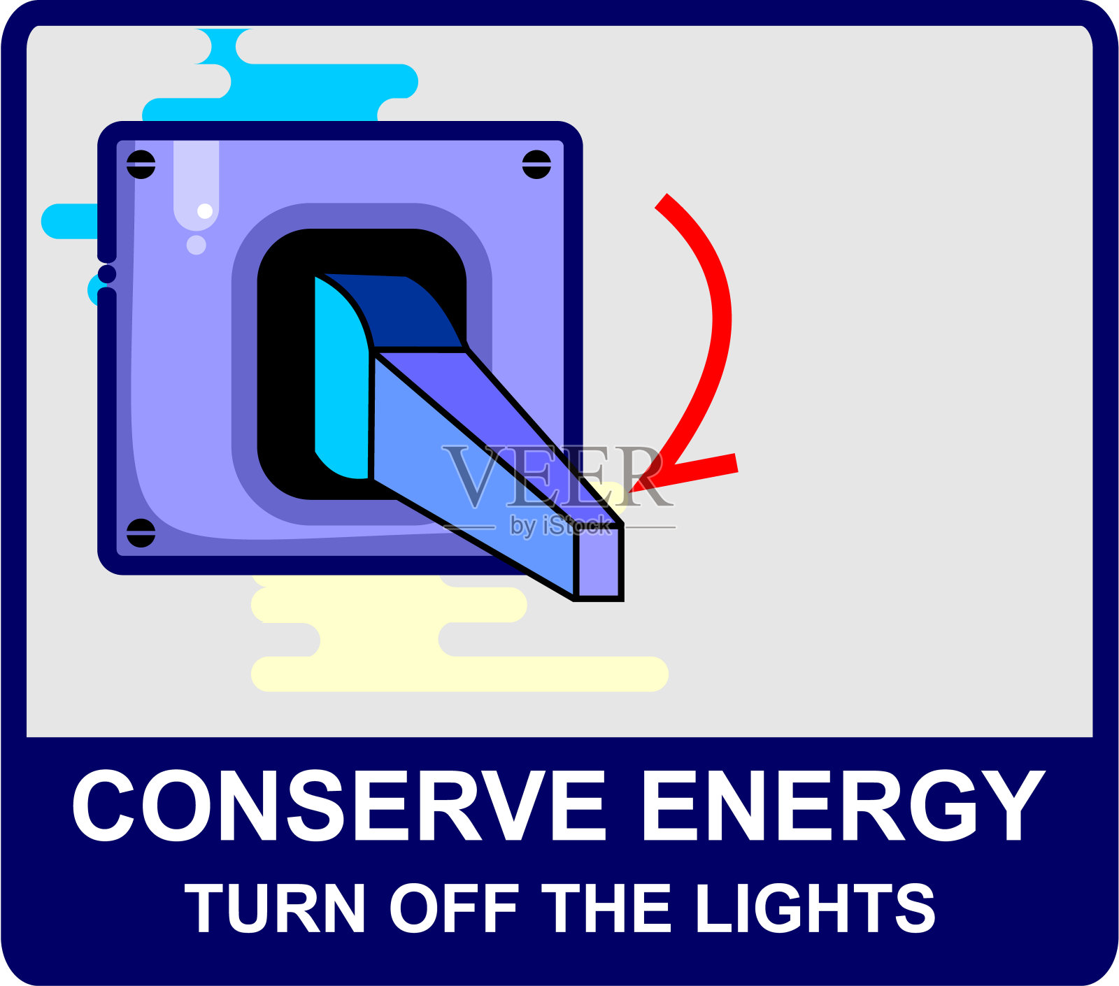 节约能源插画图片素材
