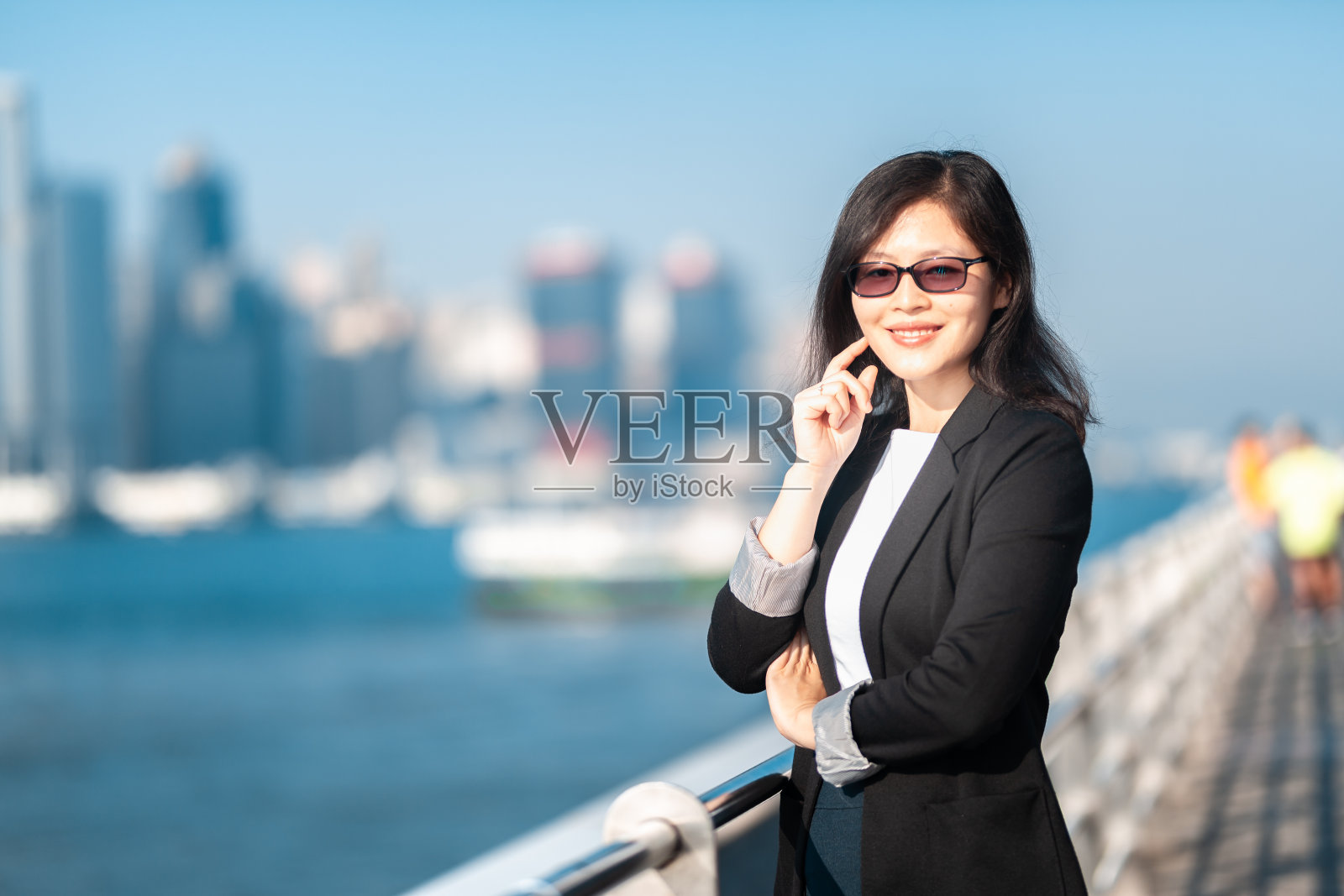 香港商界女性的肖像照片摄影图片