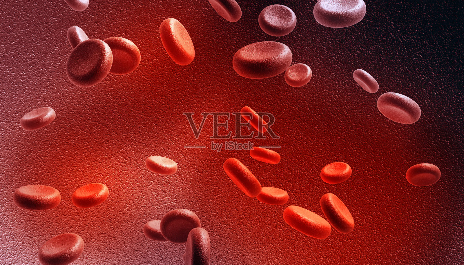 红血球的3d渲染照片摄影图片