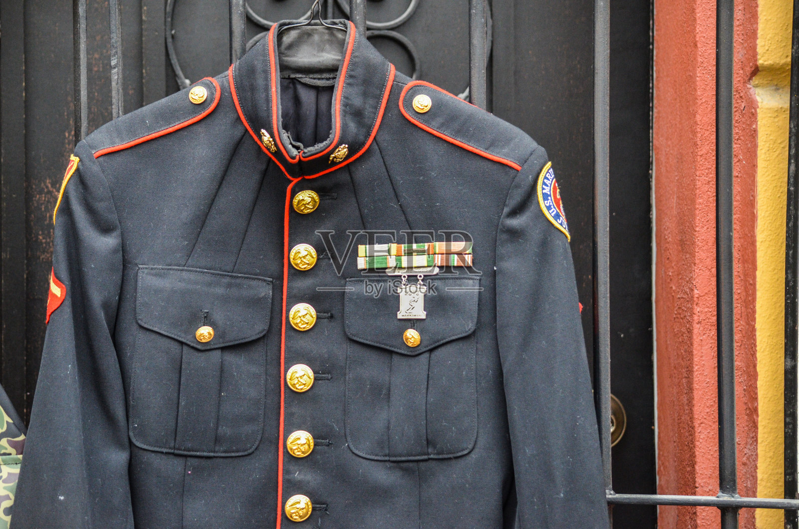 海军陆战队制服照片摄影图片