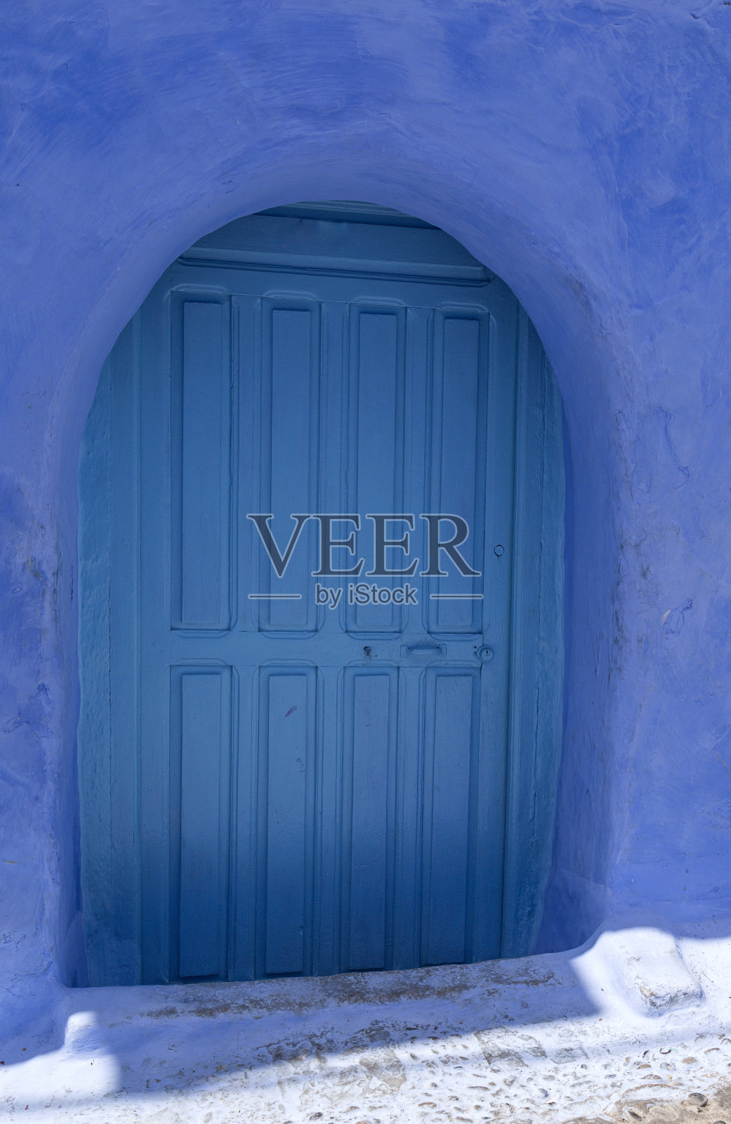 摩洛哥蓝色小镇舍夫沙万照片摄影图片