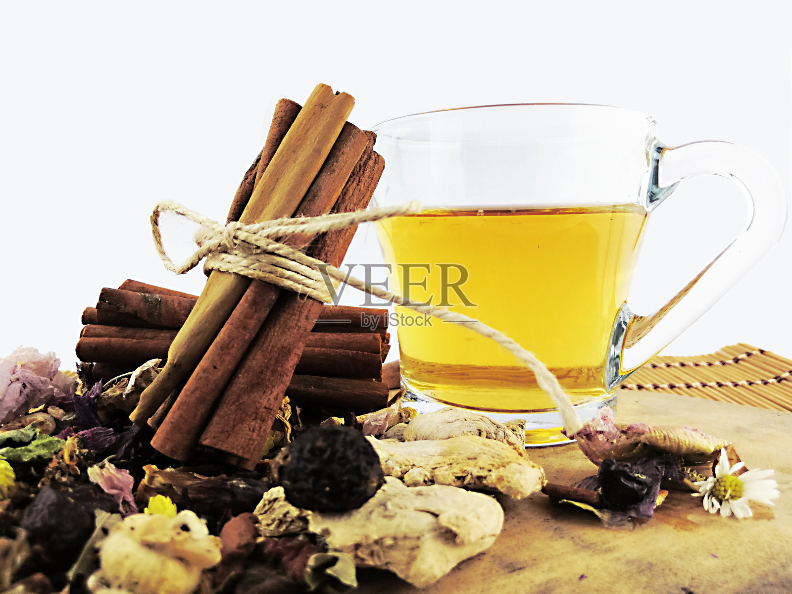 冬季凉茶照片摄影图片