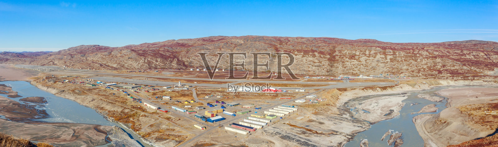 康科尔路生活区和跑道的全景图照片摄影图片