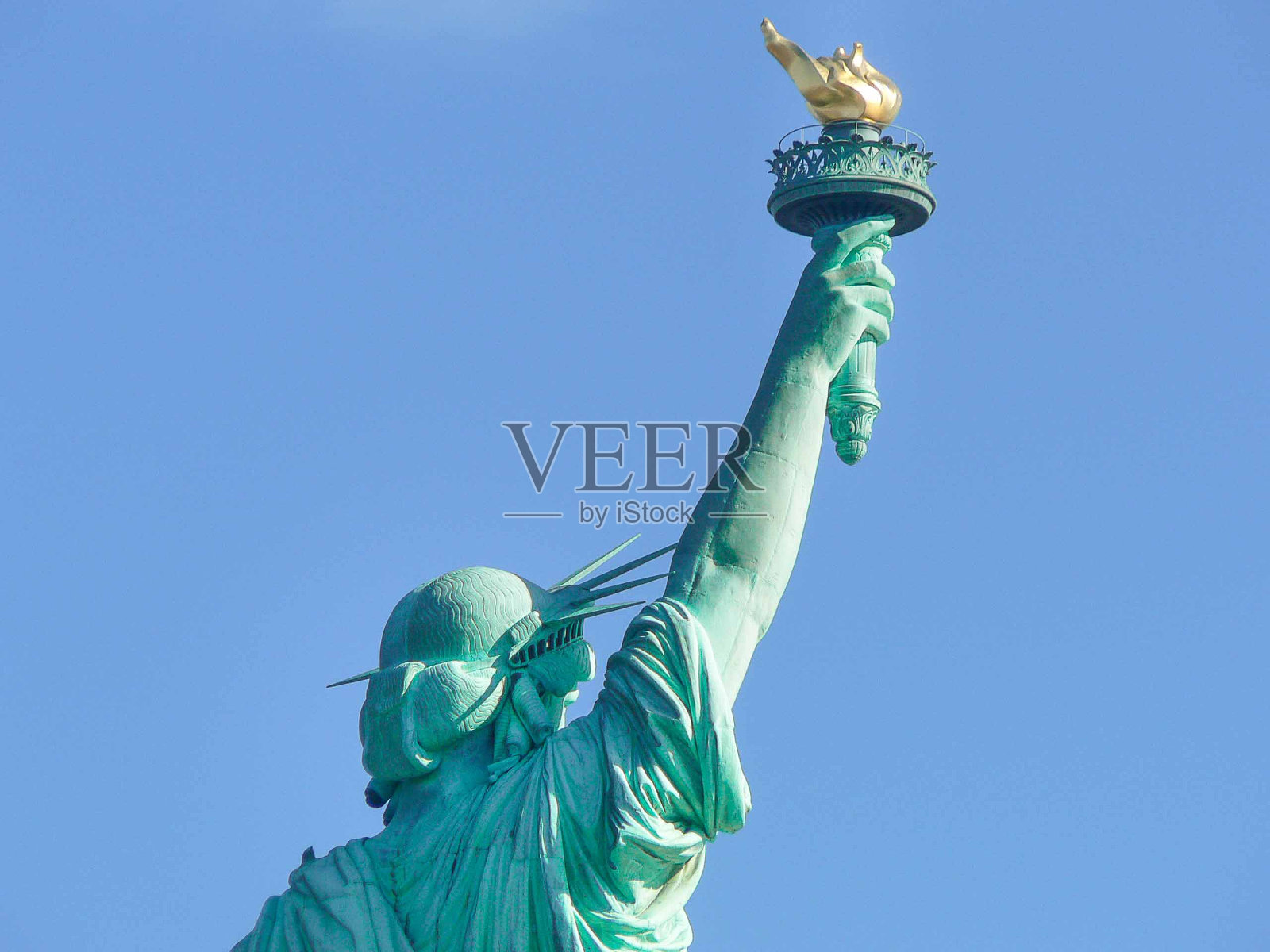 自由女神像照片摄影图片
