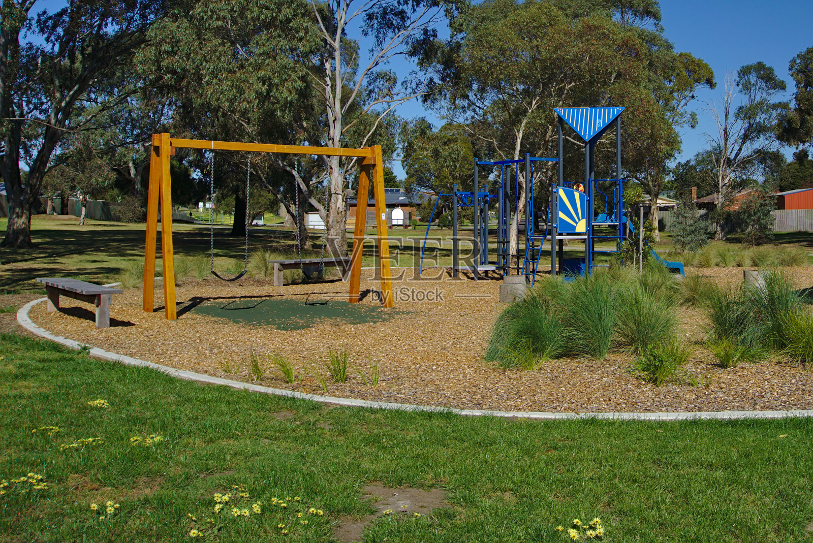 空荡荡的操场照片摄影图片