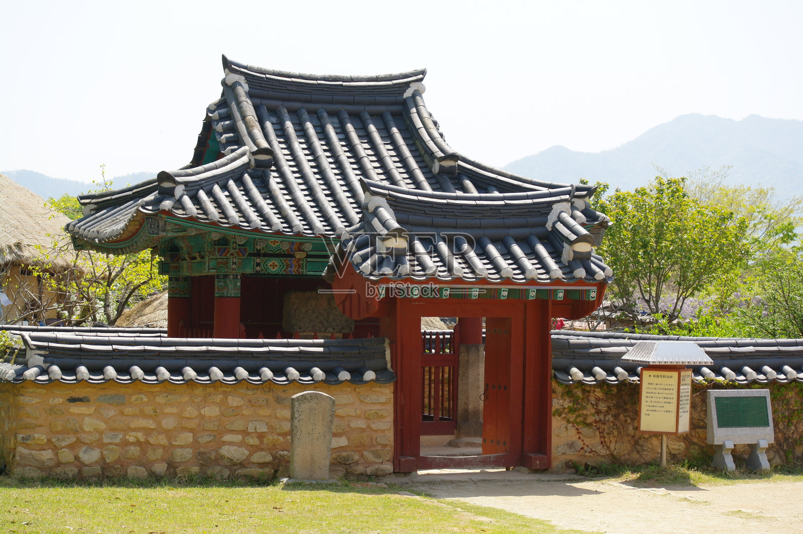 长干松要塞照片摄影图片