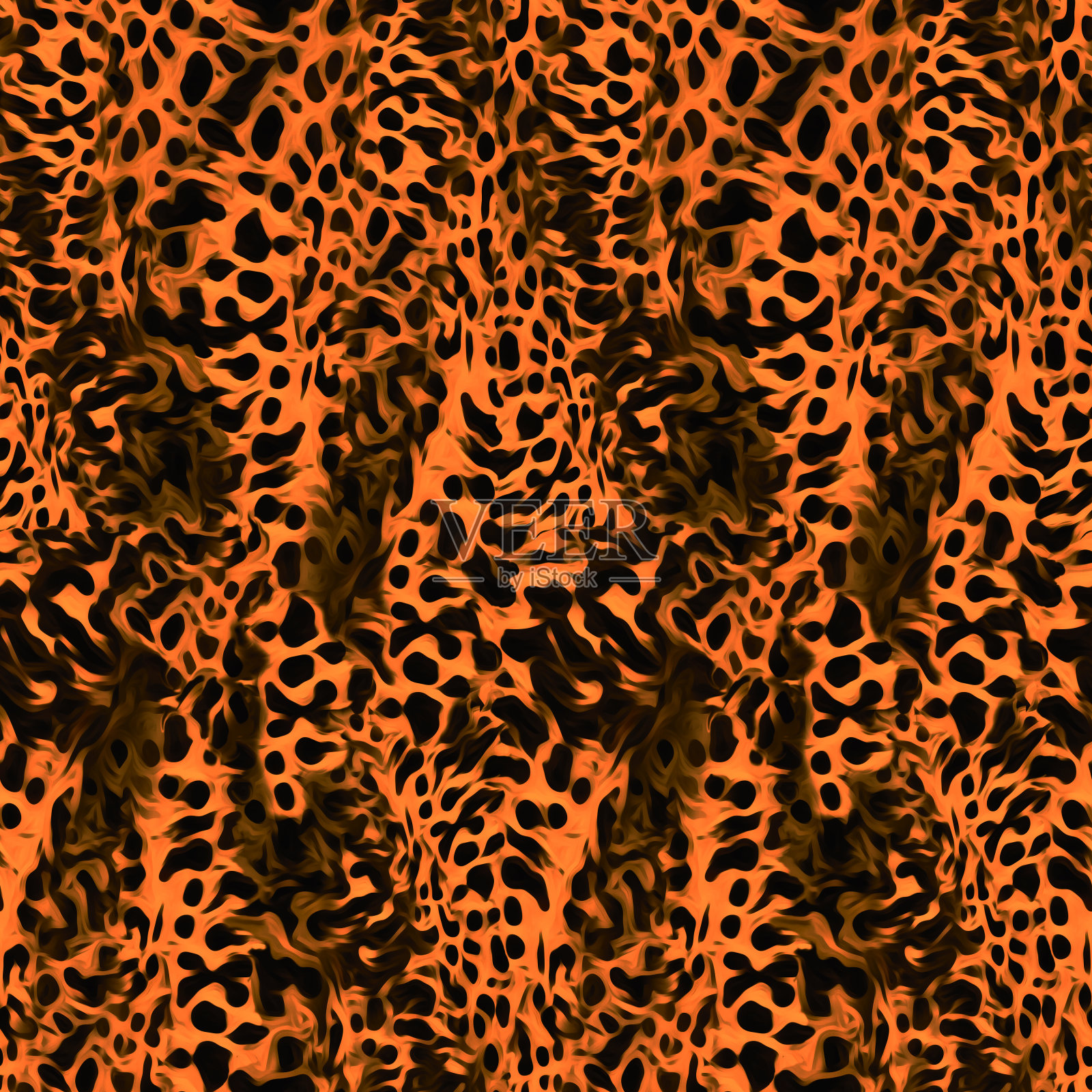 毛皮无缝模式插画图片素材