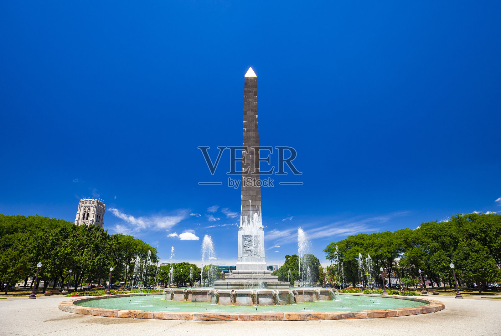 印第安纳波利斯的印第安纳世界大战纪念馆照片摄影图片