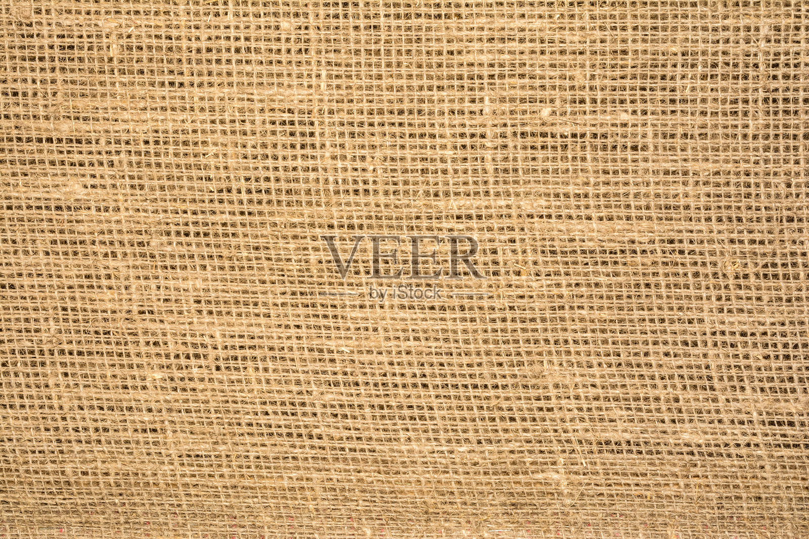 纹理粗麻布，亚麻织物与大网格，近距离抽象背景照片摄影图片