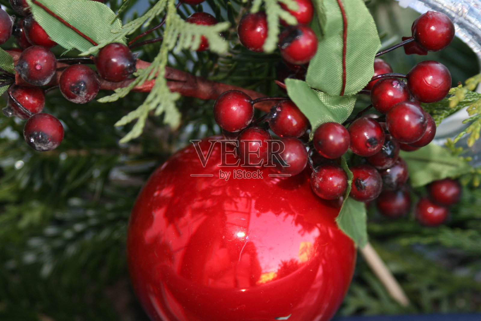 子弹圣诞装饰照片摄影图片