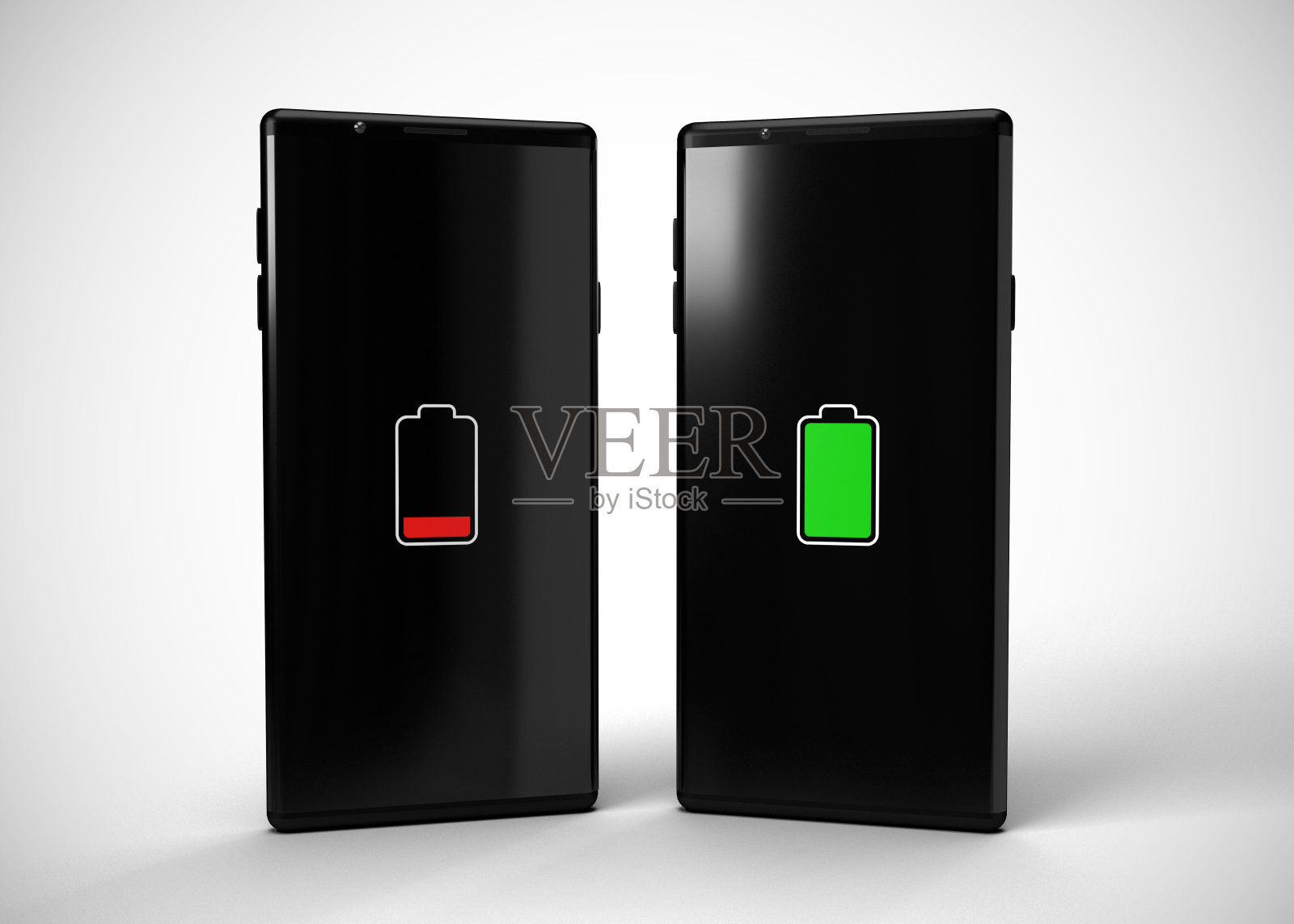 电池没电的手机照片摄影图片