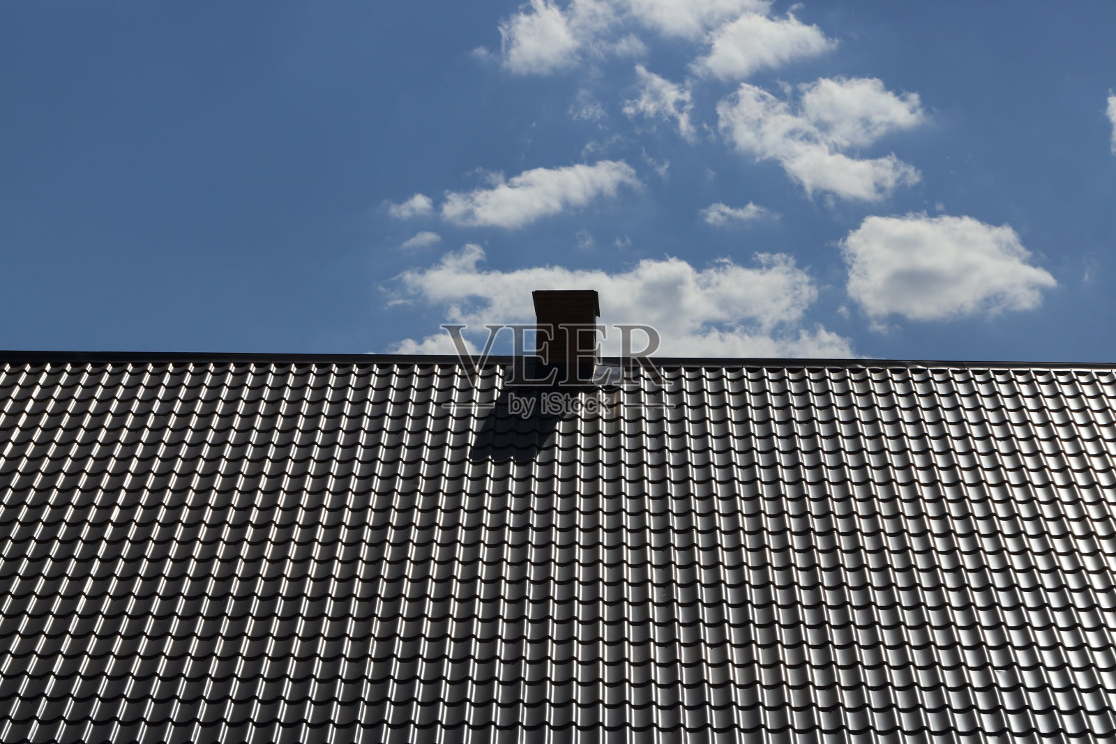 新金属屋顶照片摄影图片