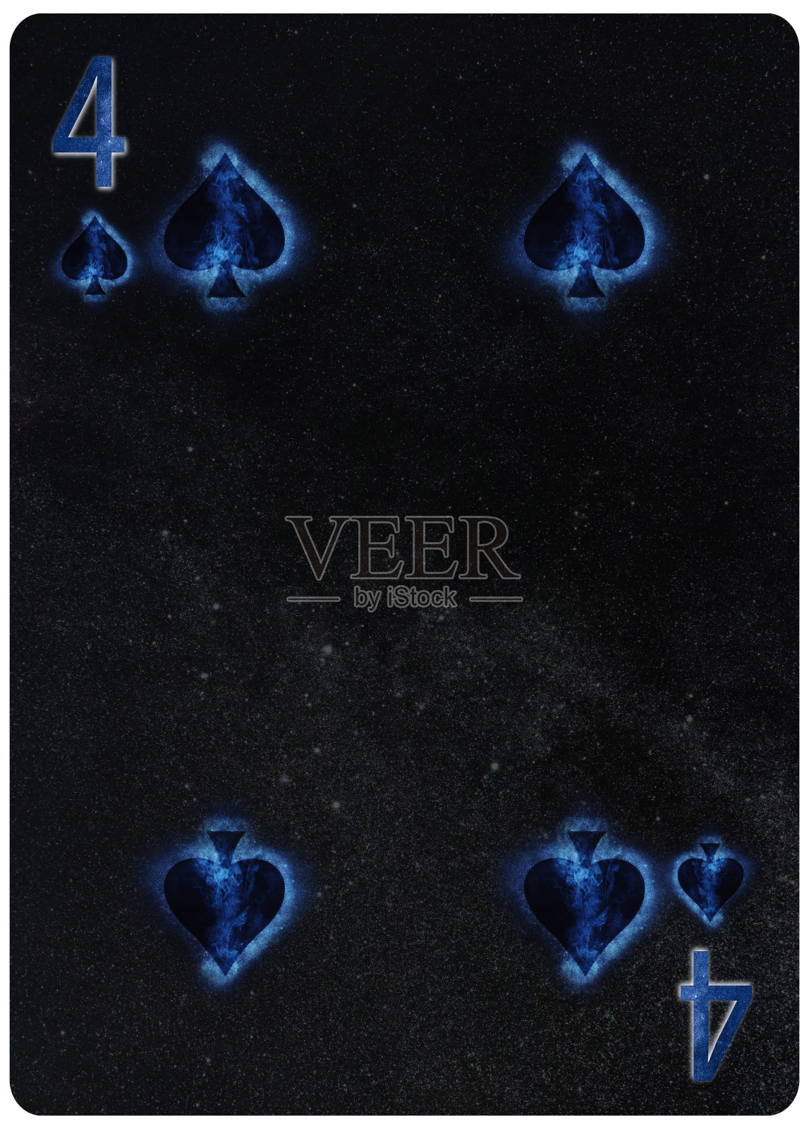 黑桃四扑克牌抽象背景照片摄影图片