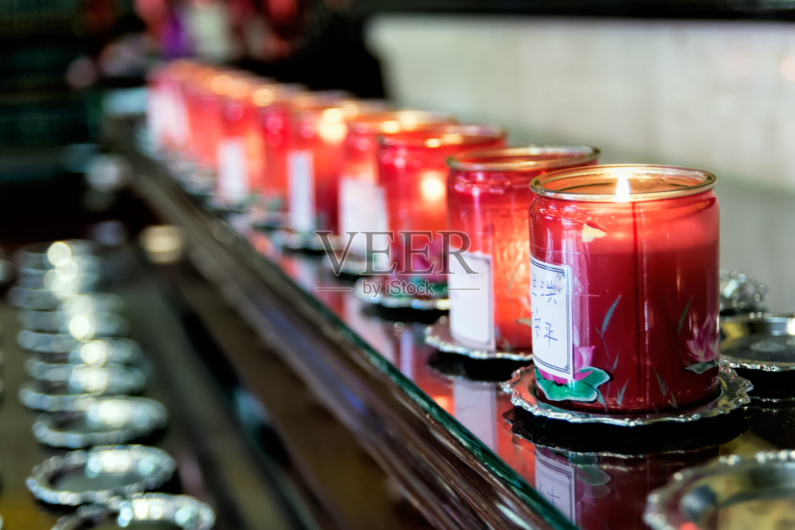 佛教寺庙内部照片摄影图片