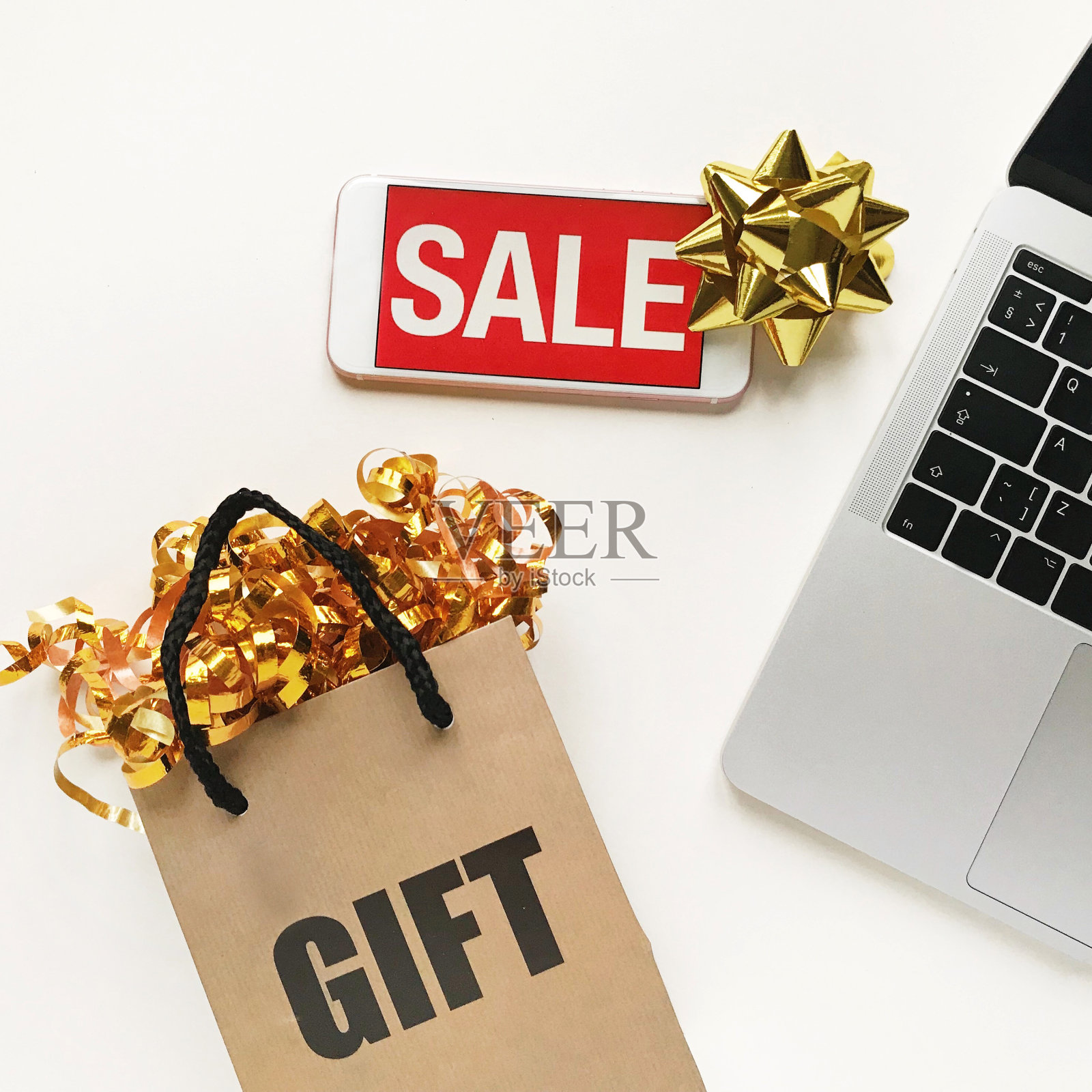 圣诞节折扣及促销照片摄影图片