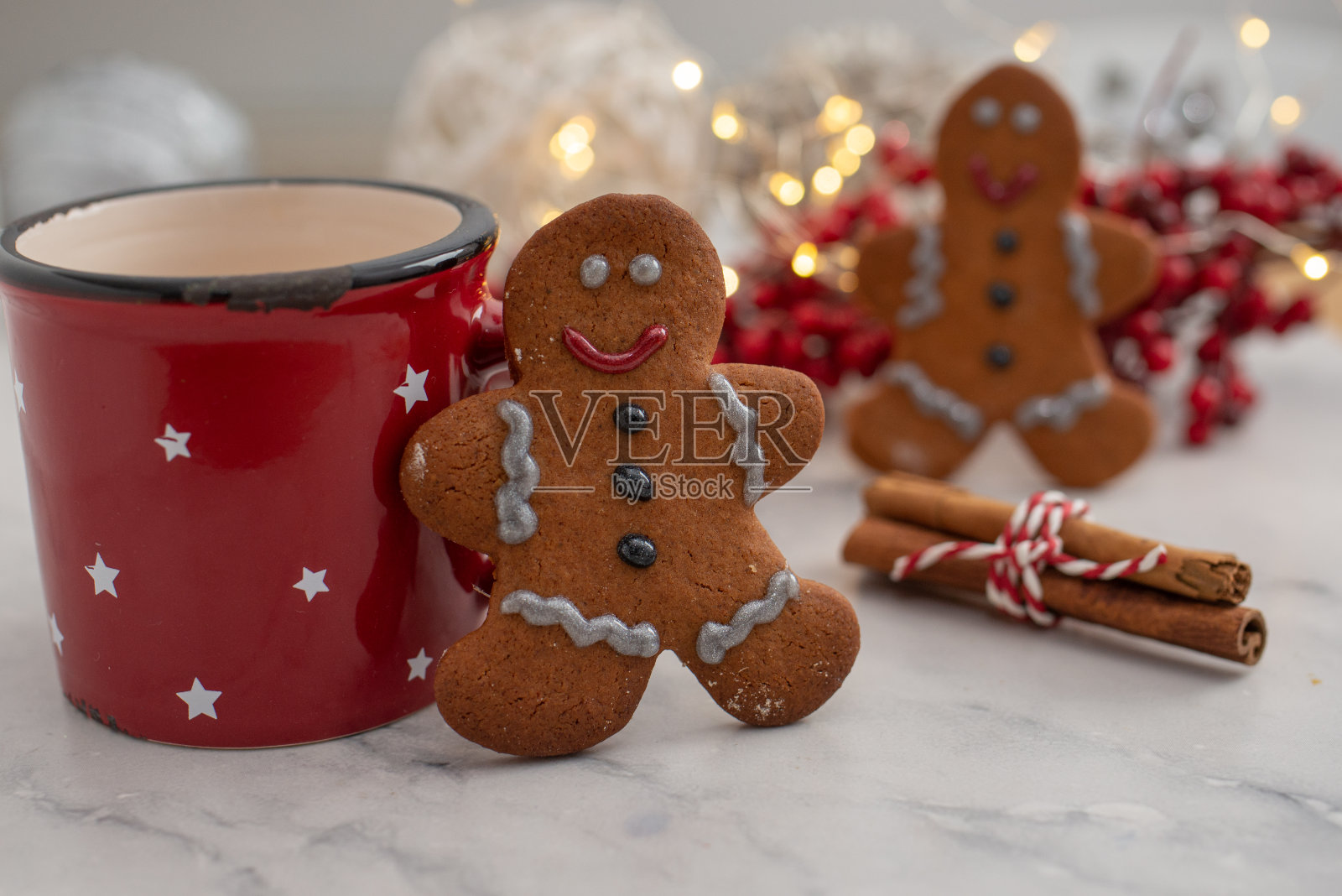 姜饼曲奇照片摄影图片