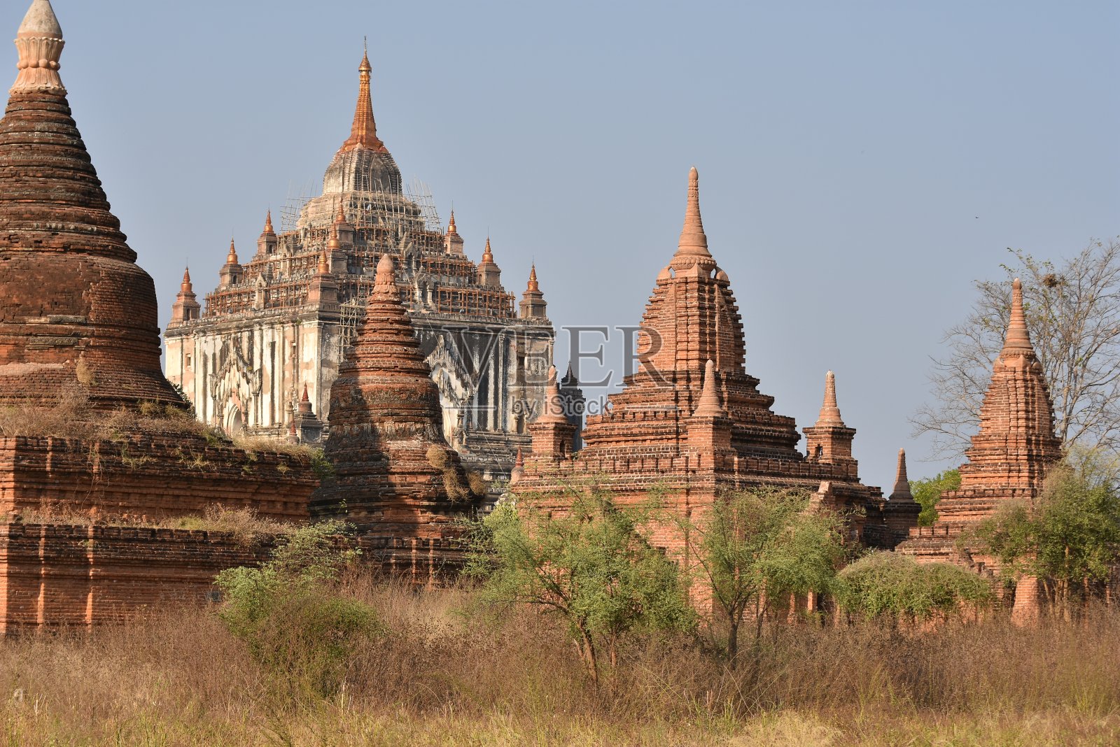 蒲甘的古庙照片摄影图片