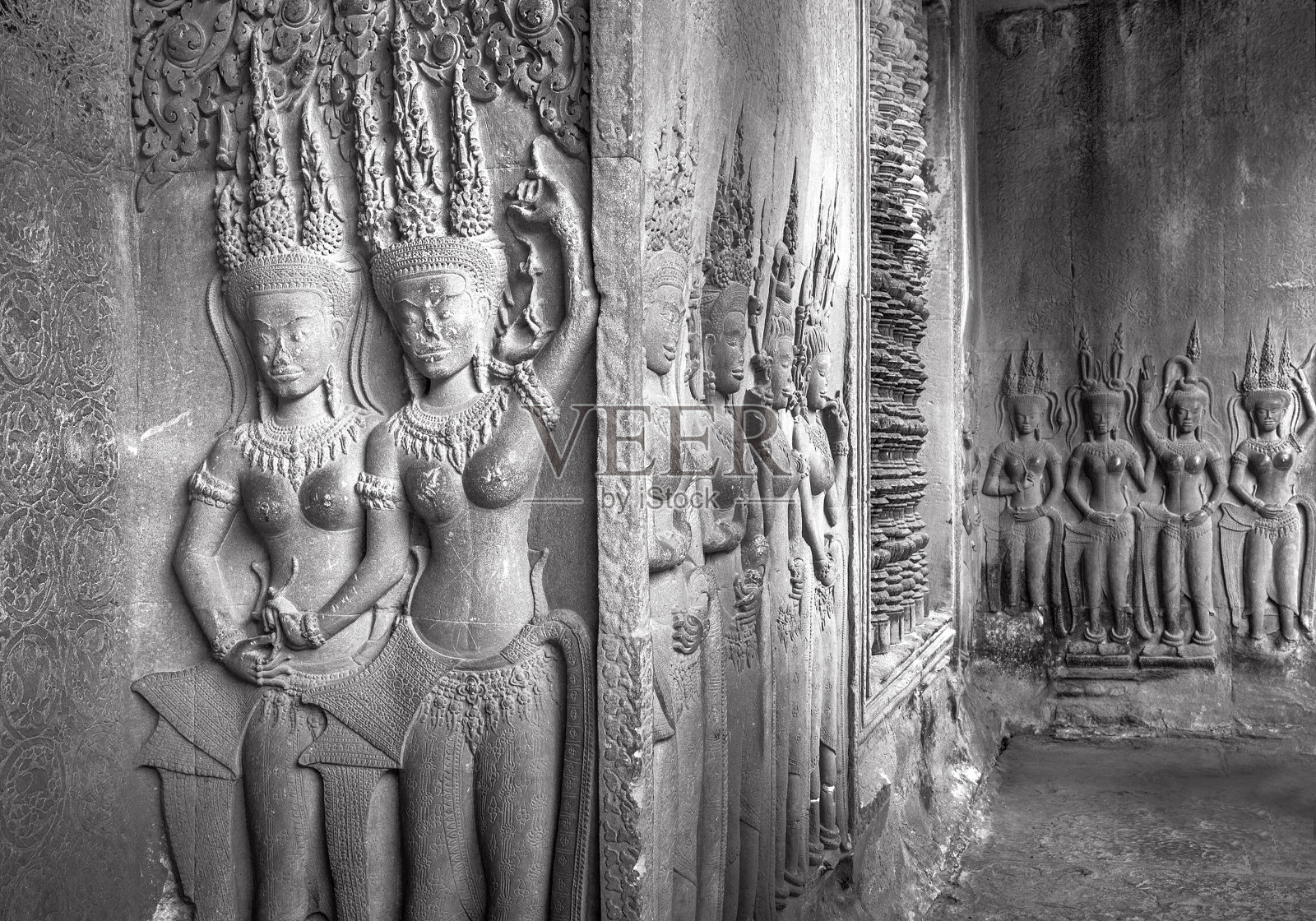 吴哥窟，吴哥城，柬埔寨暹粒。照片摄影图片