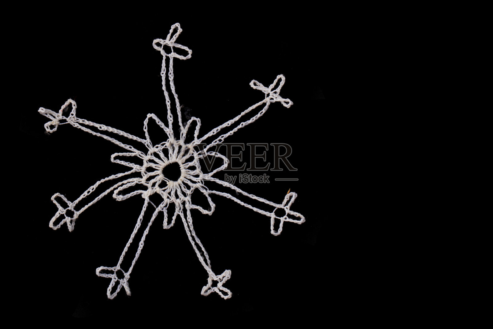 白色圣诞雪花照片摄影图片