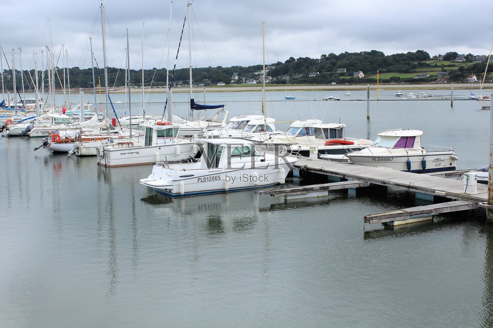 Perros Guirec -装甲海岸-游艇港照片摄影图片