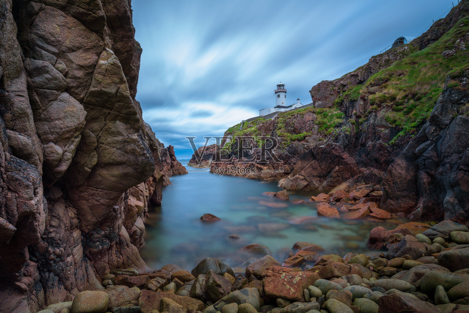 爱尔兰的Fanad Head灯塔照片摄影图片