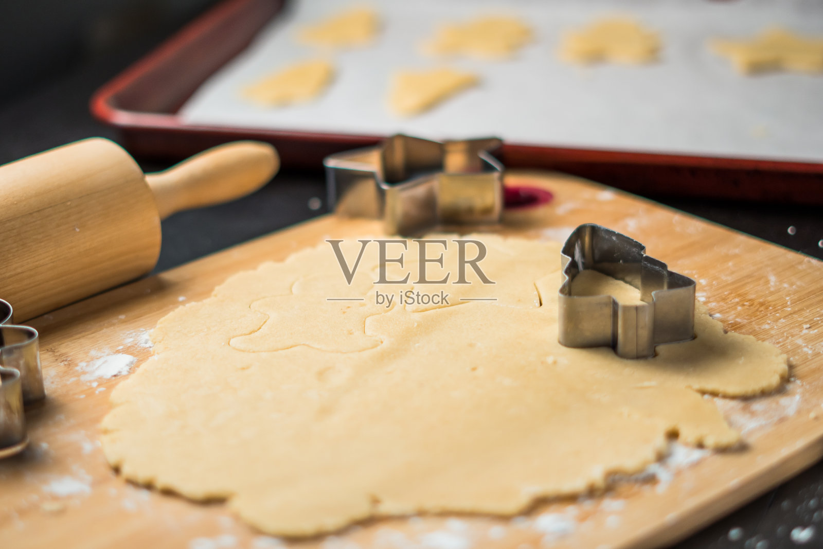 节日饼干面团糖饼干照片摄影图片