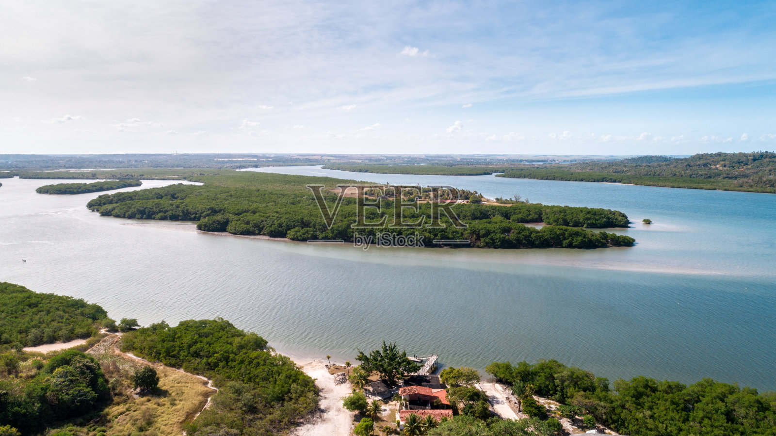 在巴西的圣克鲁斯运河照片摄影图片
